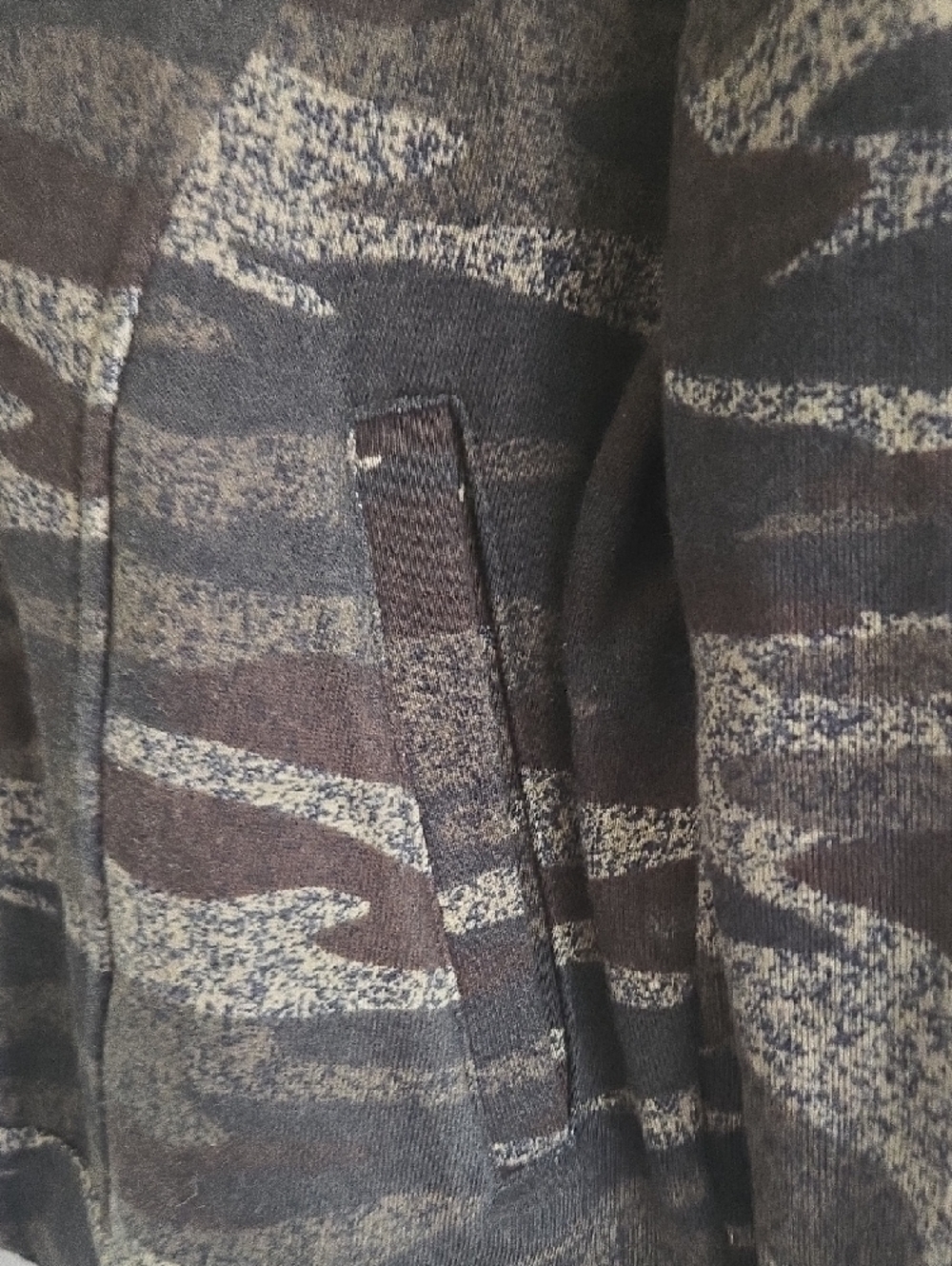 LuLaRoe Black & Gray Camo Moto Jacket - Picture 6 of 11